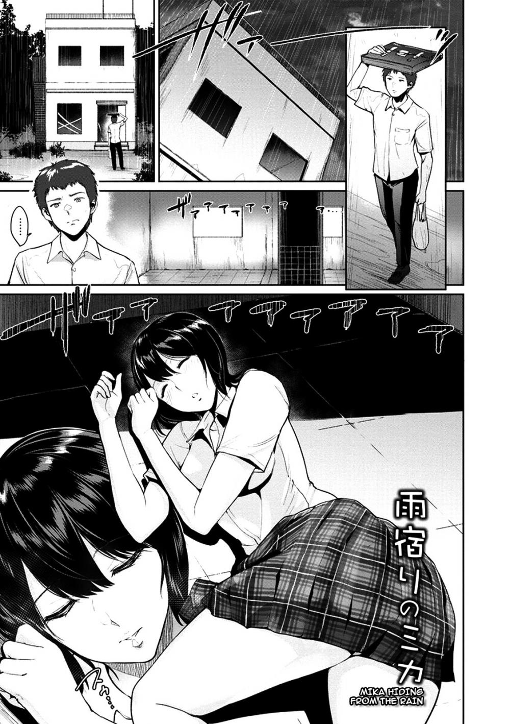 Hentai Manga Comic-Mika Hiding From The Rain-Read-1